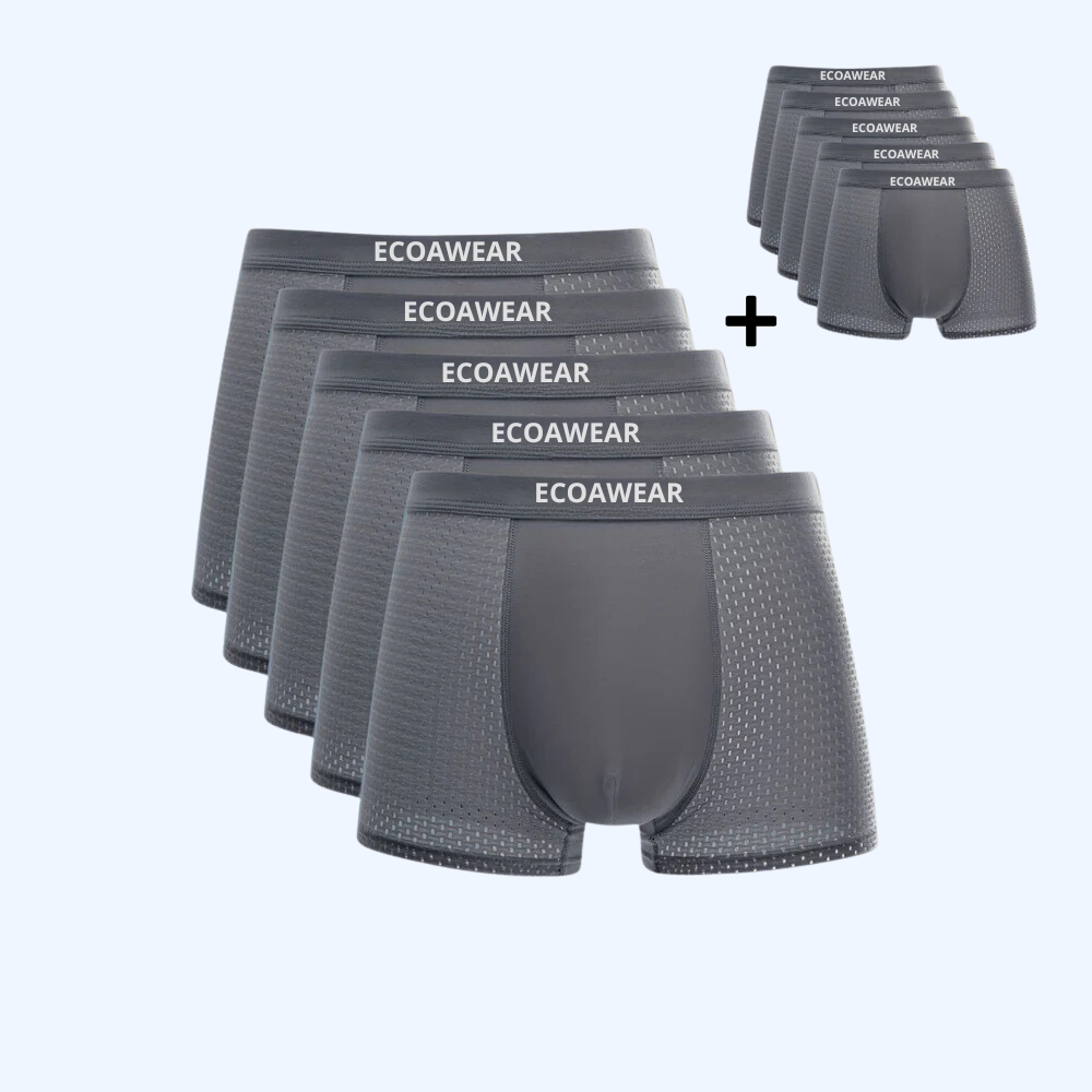 ECOAWEAR® Boxers en bambou – Lot de 5 + 5 offerts